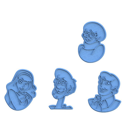 3D Printed Scooby Doo Cookie Cutters SunshineT Shop