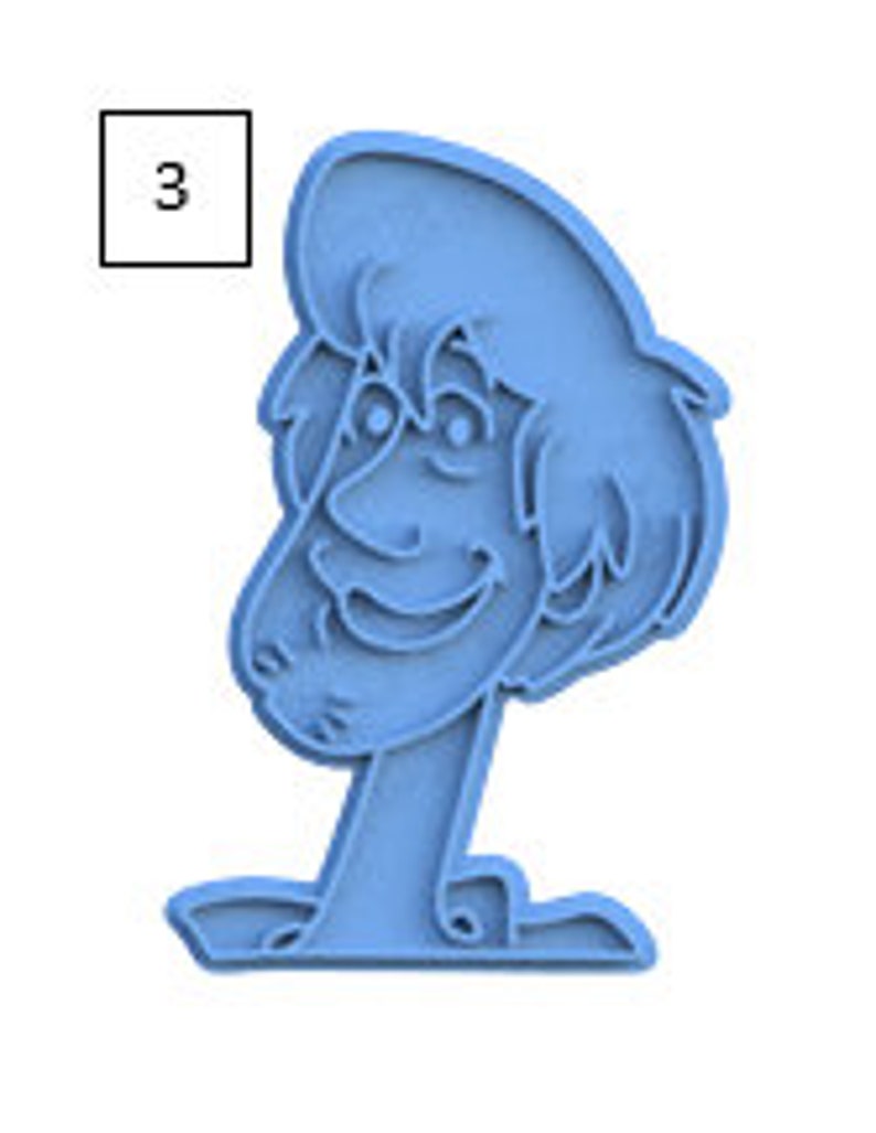 3D Printed Scooby Doo Cookie Cutters SunshineT Shop