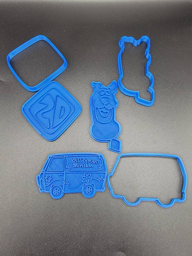 3D Printed Scooby Doo Cookie Cutters SunshineT Shop