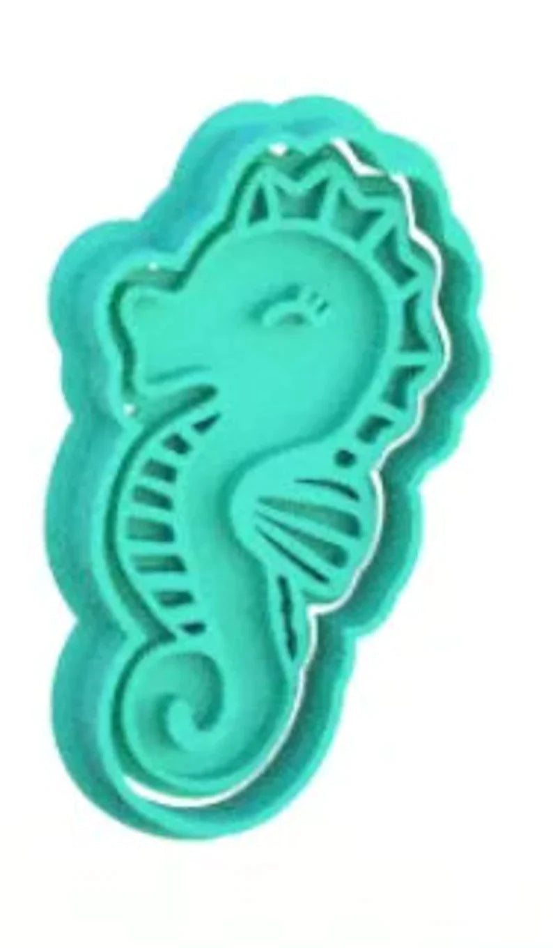 3D Printed Sea Creatures/ Under the Sea Cookie Cutters & Stamps SunshineT Shop