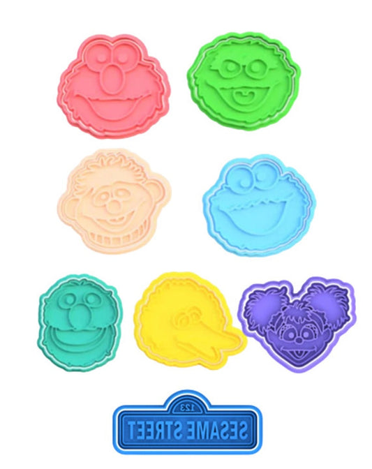 3D Printed Sesame Street Cookie Cutters & Stamps SunshineT Shop