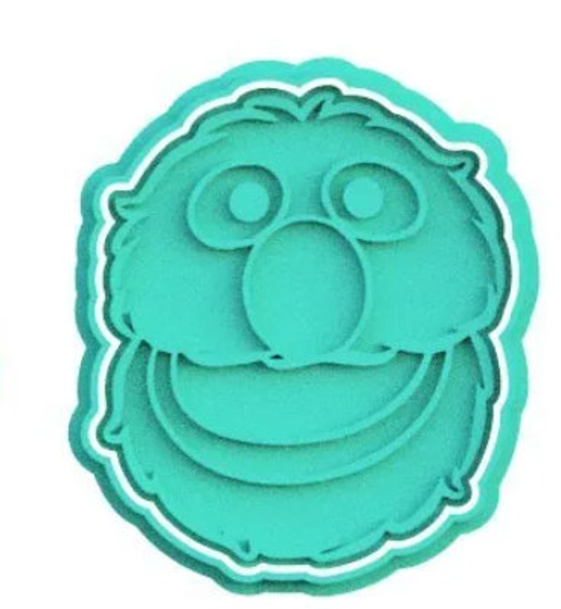 3D Printed Sesame Street Cookie Cutters & Stamps SunshineT Shop