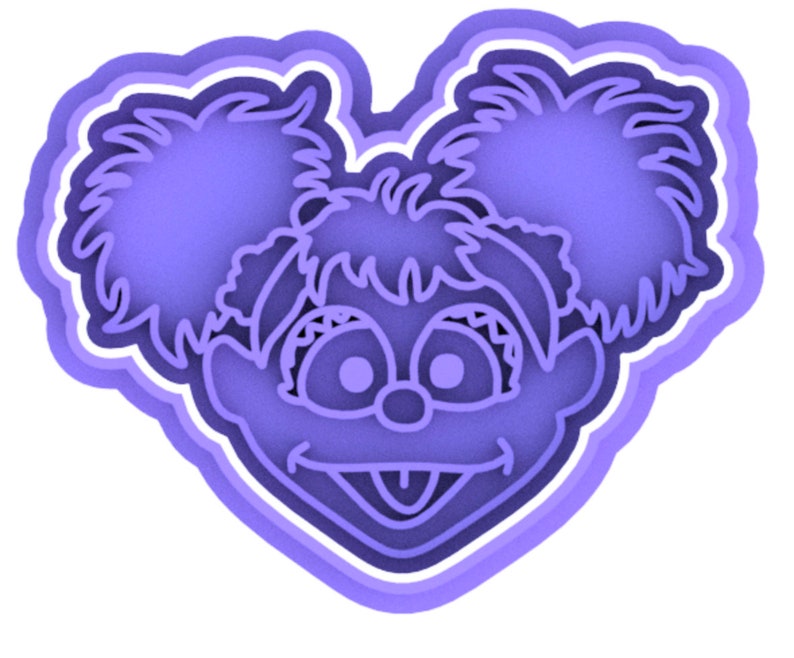 3D Printed Sesame Street Cookie Cutters & Stamps SunshineT Shop