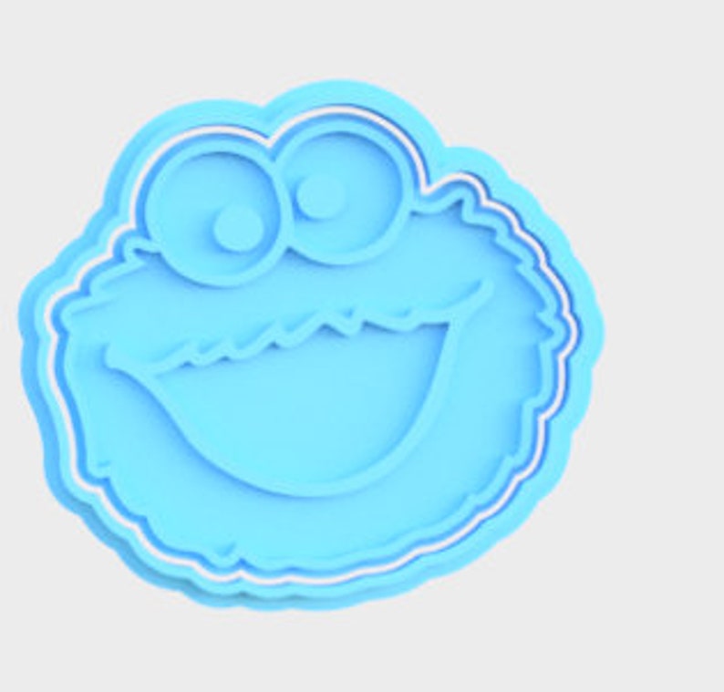 3D Printed Sesame Street Cookie Cutters & Stamps SunshineT Shop