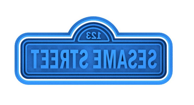 3D Printed Sesame Street Cookie Cutters & Stamps SunshineT Shop