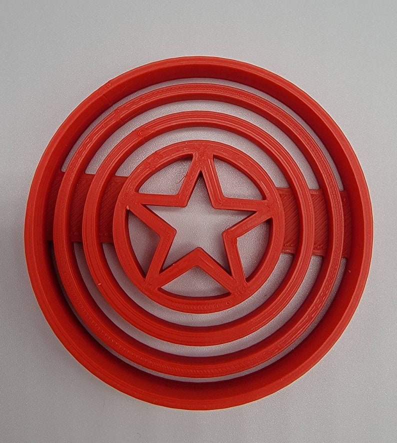 3D Printed Set of (6) Superheroes Cookie Cutters & Stamps SunshineT Shop