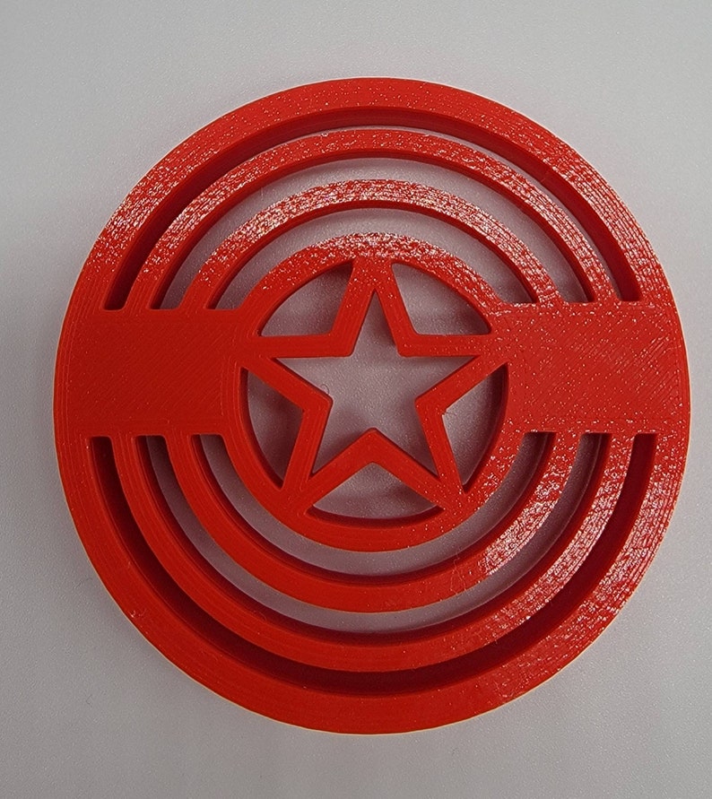 3D Printed Set of (6) Superheroes Cookie Cutters & Stamps SunshineT Shop
