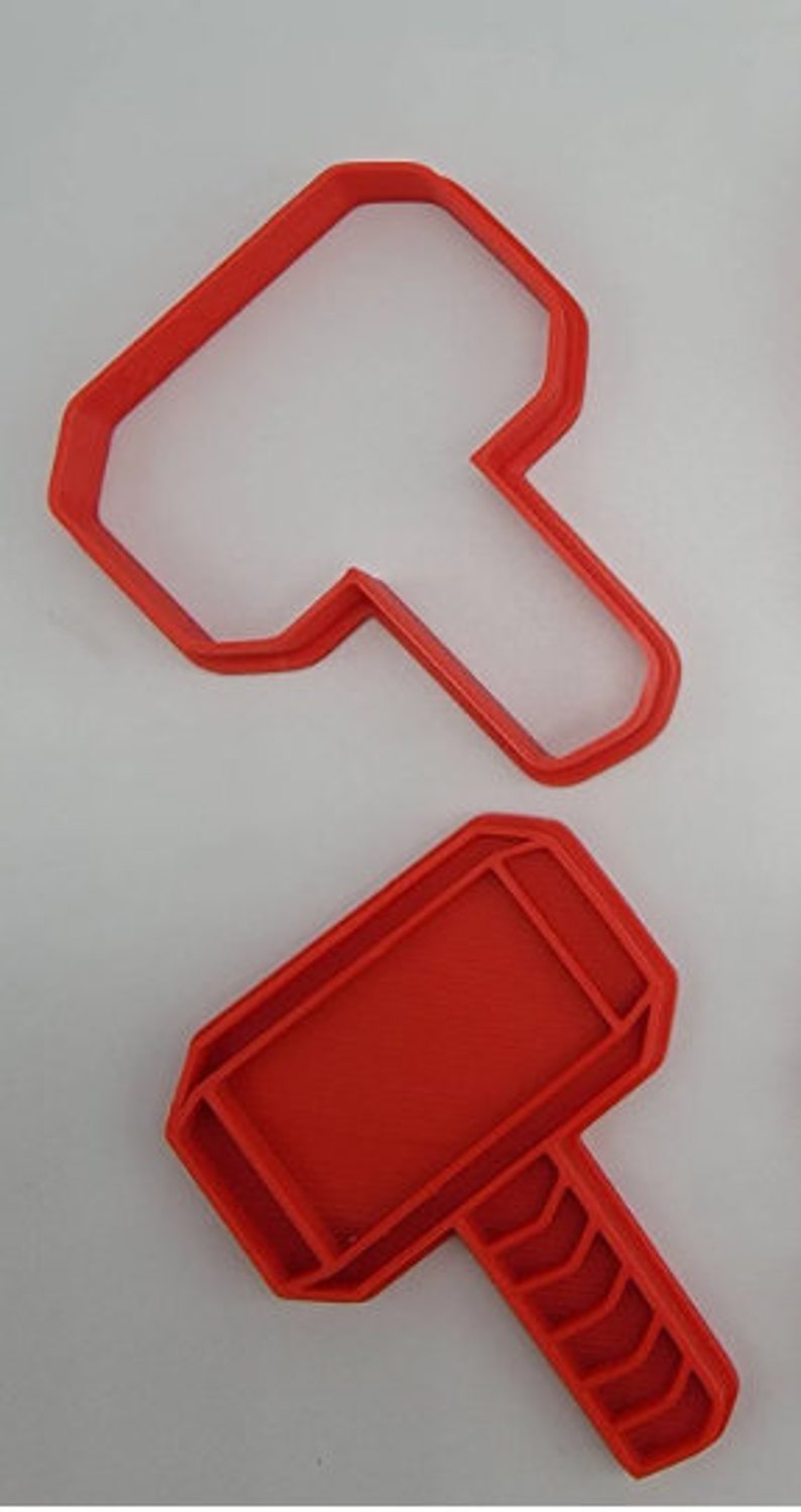 3D Printed Set of (6) Superheroes Cookie Cutters & Stamps SunshineT Shop