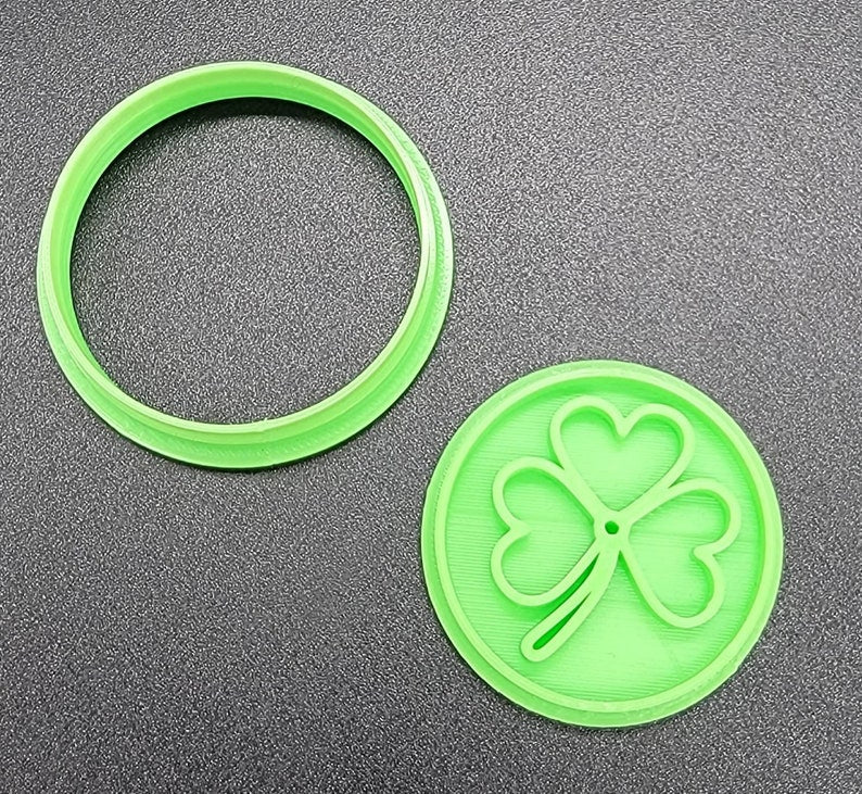 3D Printed St. Patrick's Day Cookie Platter Cutters & Stamps SunshineT Shop