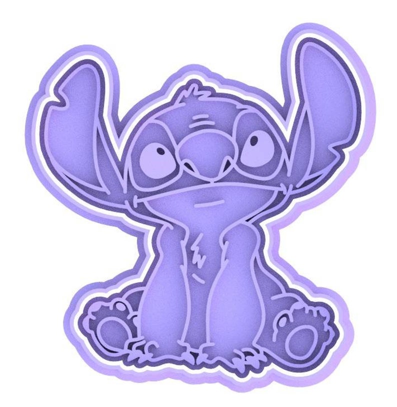3D Printed Stitch Cookie Cutters & Stamps SunshineT Shop