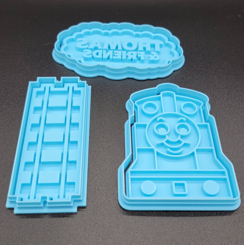 3D Printed Thomas the Train Cookie Cutters & Stamps SunshineT Shop
