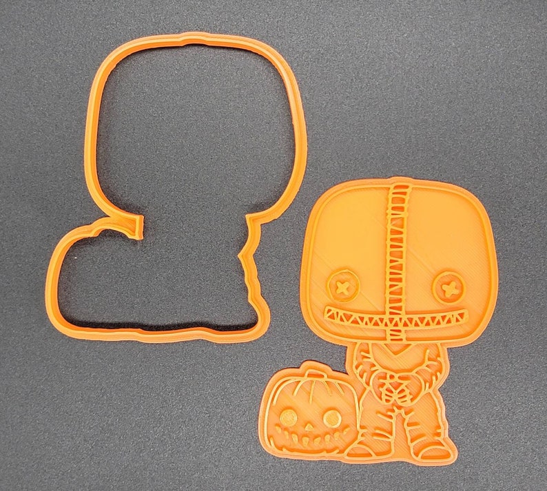 3D Printed Trick R Treat Sam Cookie Cutters & Stamps SunshineT Shop