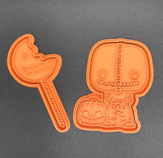 3D Printed Trick R Treat Sam Cookie Cutters & Stamps SunshineT Shop