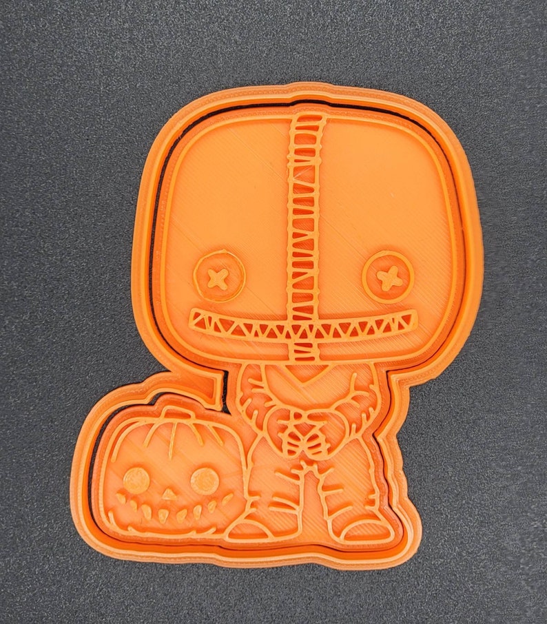 3D Printed Trick R Treat Sam Cookie Cutters & Stamps SunshineT Shop