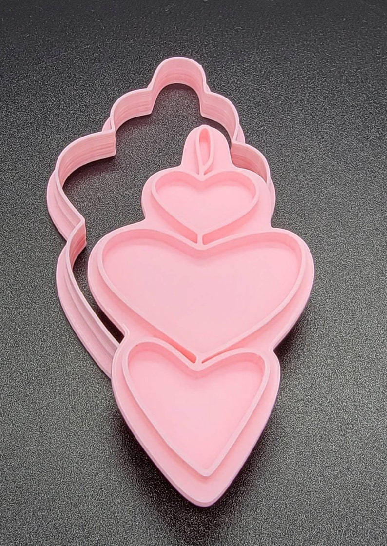 3D Printed Valentine's Day/Love Boho Cookie Cutters & Stamp SunshineT Shop