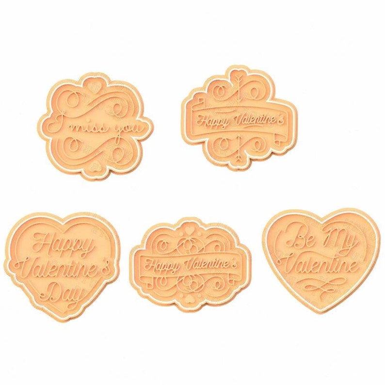 Valentine's Script Cookie Cutter & Stamp – SunshineT Shop
