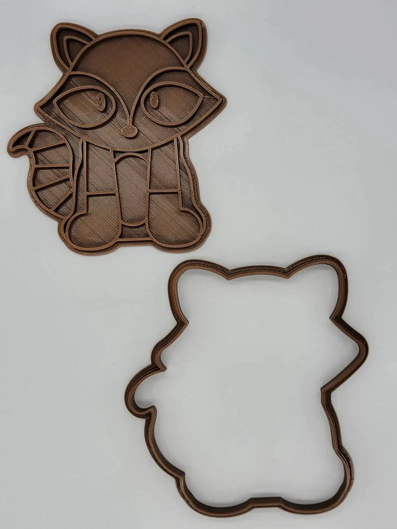 3D Printed Woodland Animals Cookie Cutter & Stamp SunshineT Shop