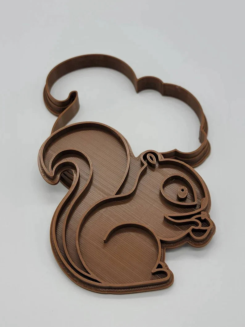 3D Printed Woodland Animals Cookie Cutter & Stamp SunshineT Shop