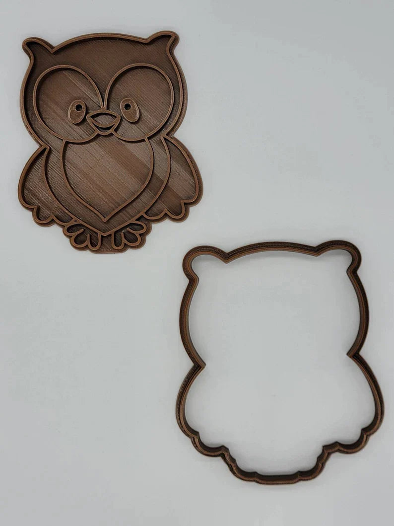 3D Printed Woodland Animals Cookie Cutter & Stamp SunshineT Shop
