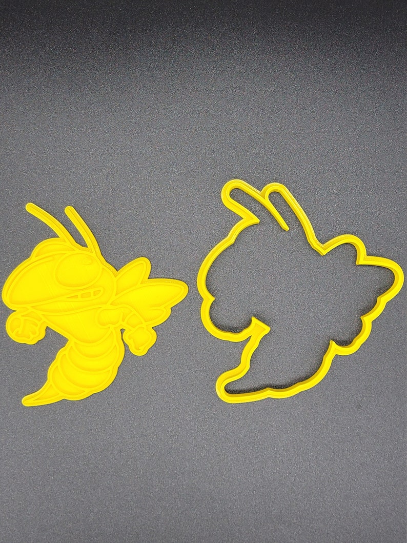 3D Printed Yellow Jacket Cutter and Stamp SunshineT Shop