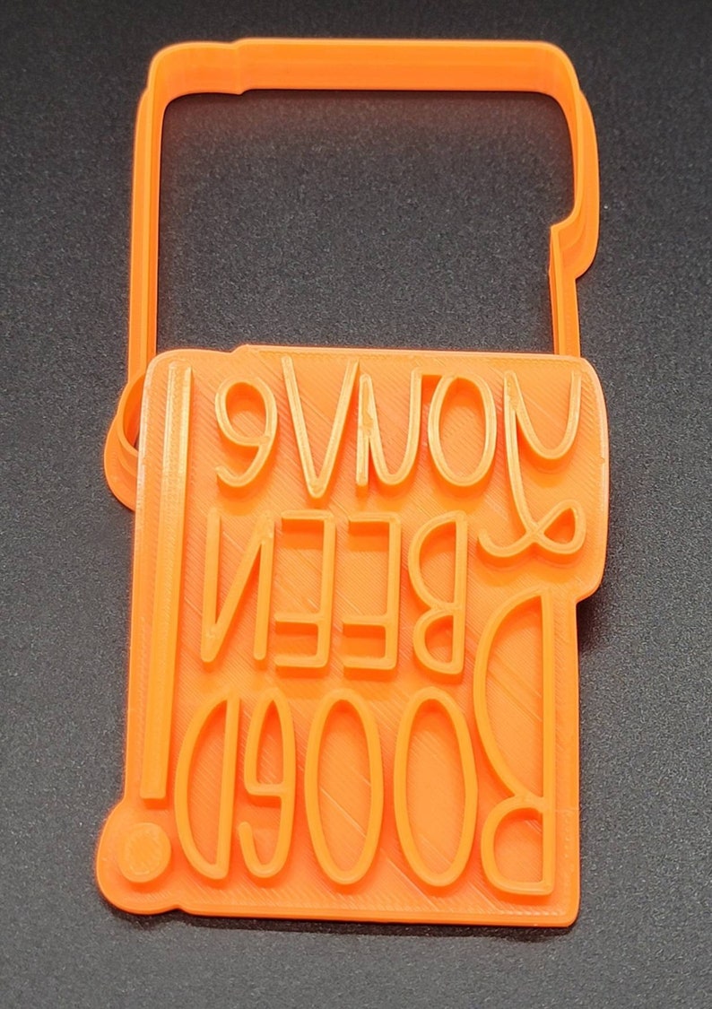 3D Printed You've Been Booed Cookie Cutters & Stamps SunshineT Shop
