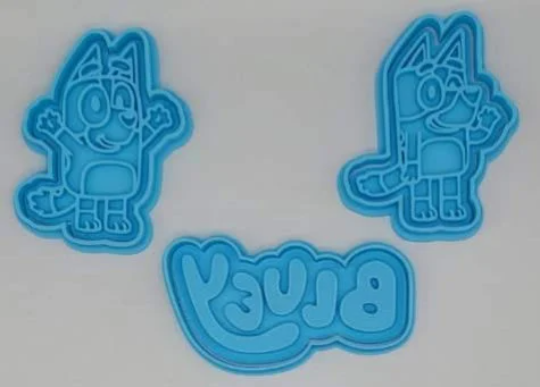 Bluey & Bingo Cookie Cutter & Stamp