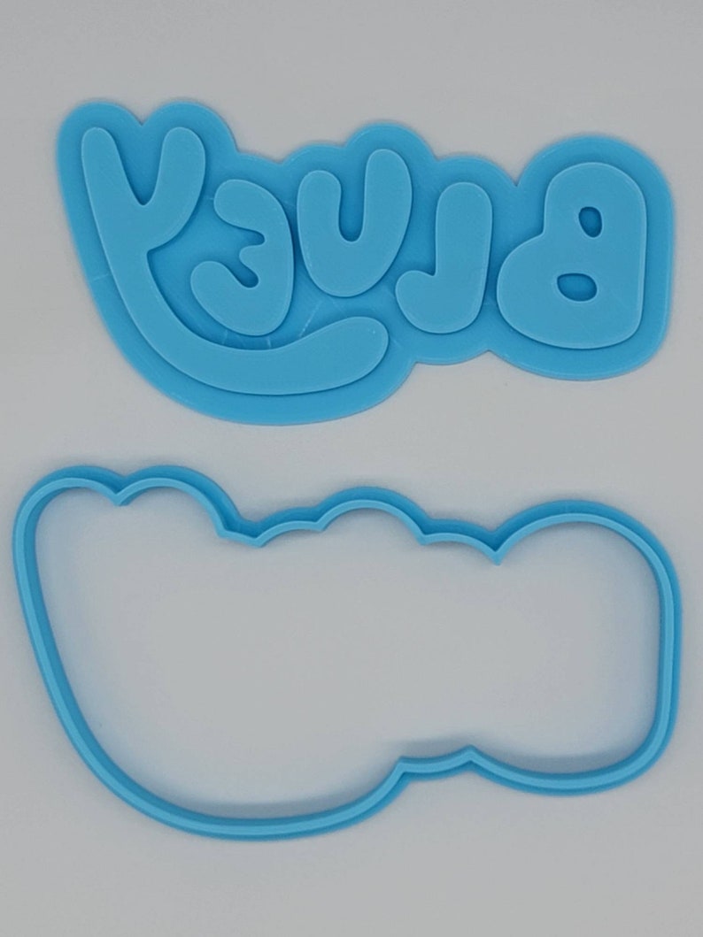 Bluey & Bingo Cookie Cutter and Stamp SunshineT Shop
