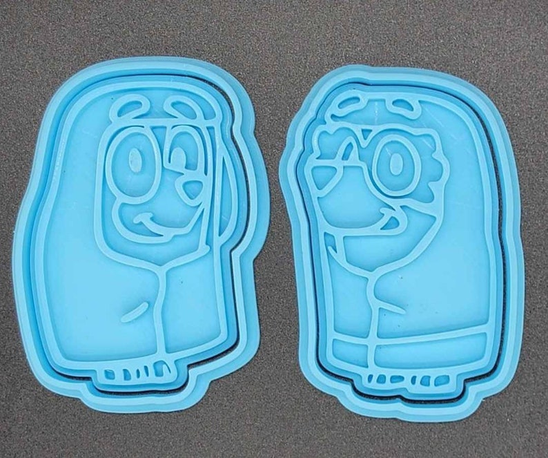 Bluey & Bingo Cookie Cutter and Stamp SunshineT Shop