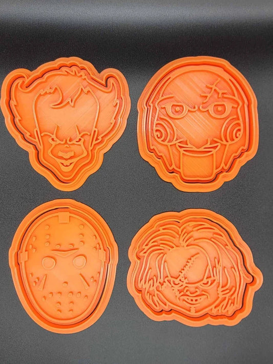 Horror Movie Mask Cookie Cutter & Stamp