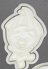 Plim Plim El Payaso Cookie Cutter & Stamp