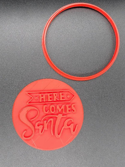 Here Comes Santa Cookie Cutter & Stamp