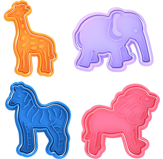 Animal Crackers Circus Animals Cookie Cutter & Stamp