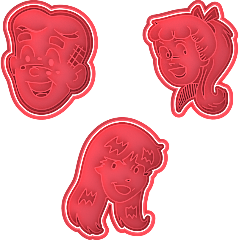 Archie Riverdale Cookie Cutter & Stamp