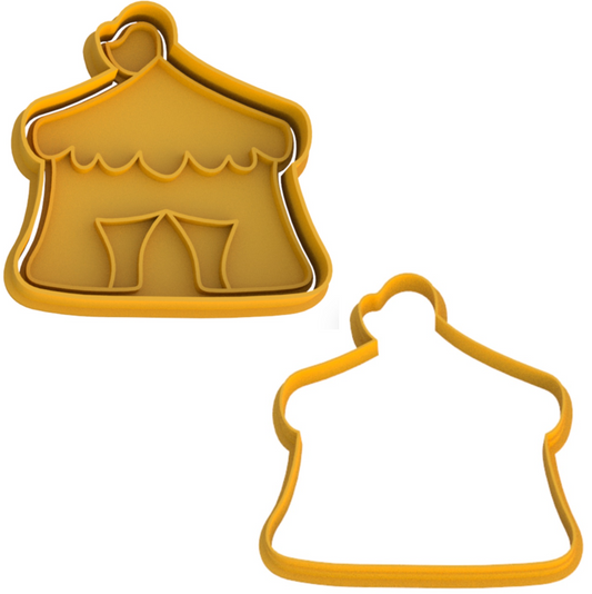 Circus Tent Cookie Cutter & Stamp