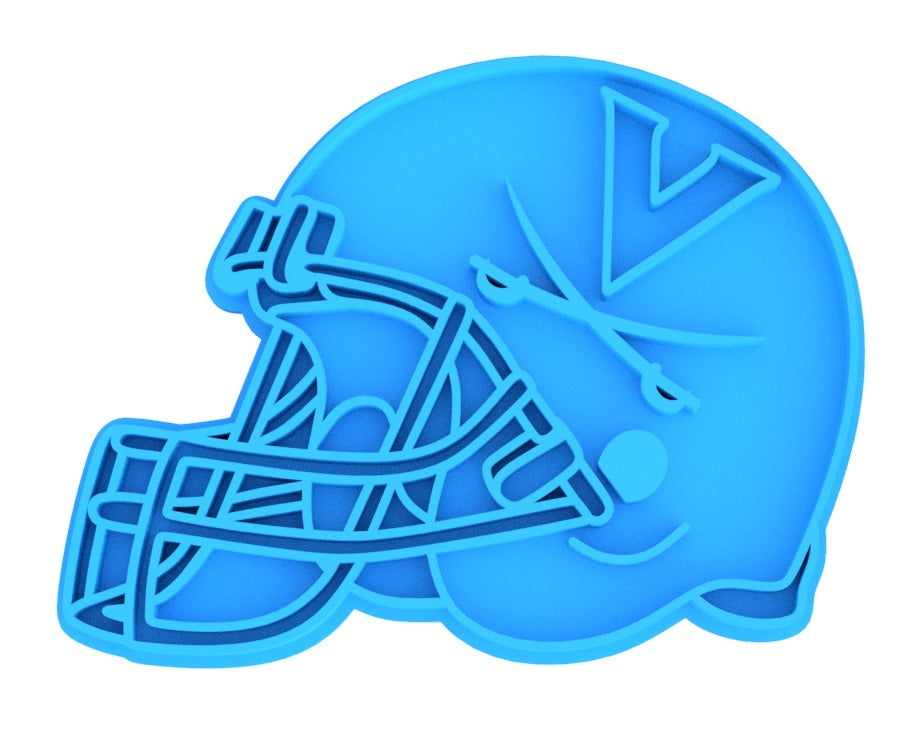 UVA Cavaliers Football Helmet Cookie Cutter & Stamp