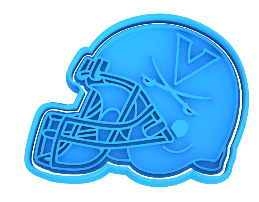 UVA Cavaliers Football Helmet Cookie Cutter & Stamp