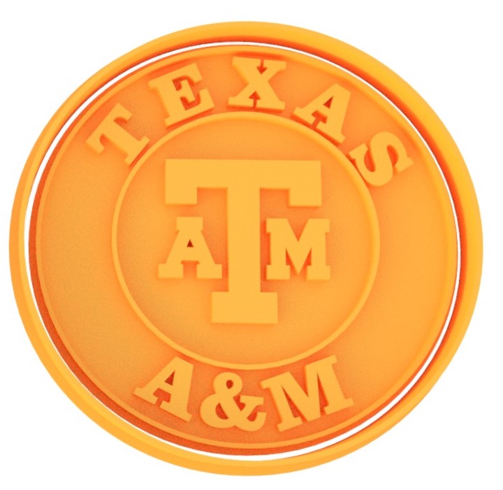 Texas A&M Cutter & Stamp