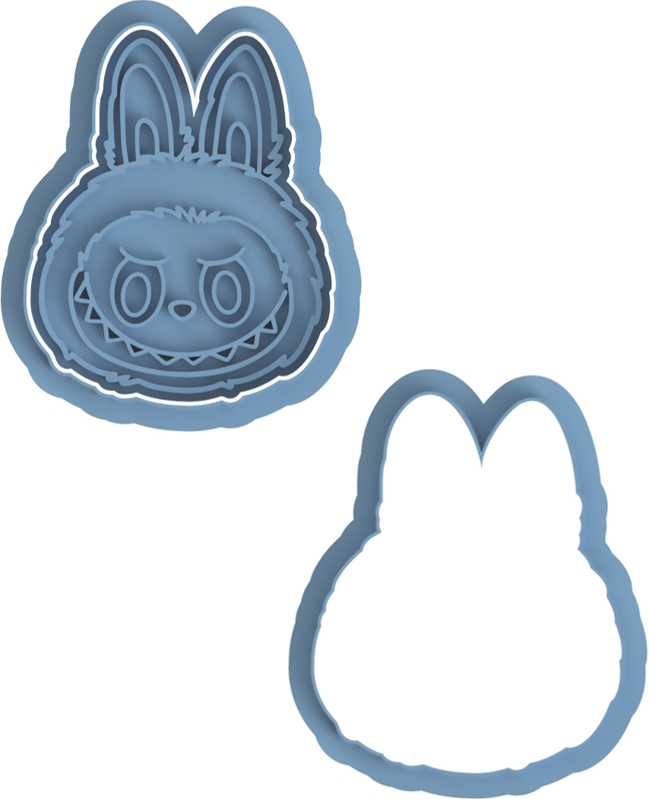 Labubu Cookie Cutter & Stamp