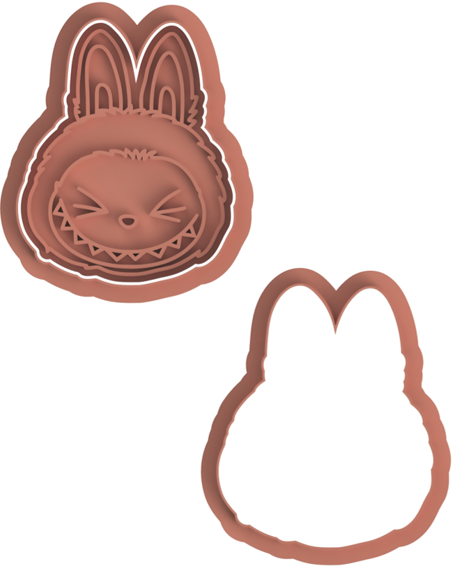 Labubu Cookie Cutter & Stamp