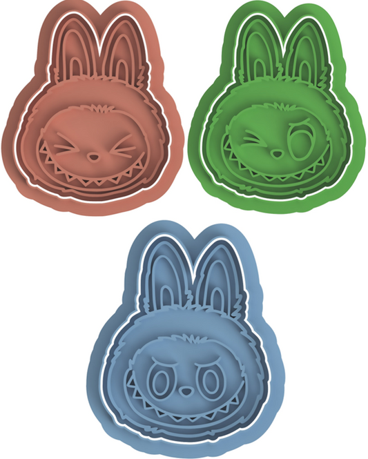 Labubu Cookie Cutter & Stamp