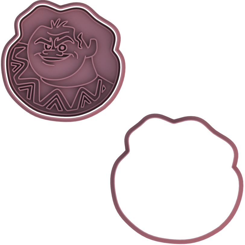 Moana Cookie Cutters & Stamp