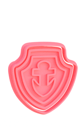 Paw Patrol Pup Tag Cookie Cutter & Stamp