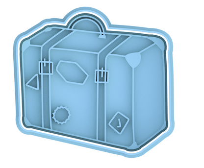 Suitcase Cookie Cutter & Stamp