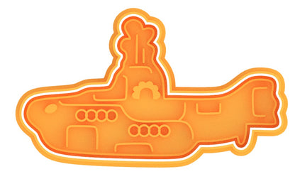 Beatles Yellow Submarine Cookie Cutter & Stamp