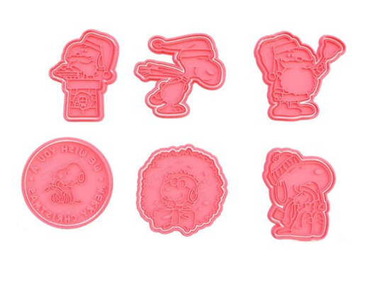 Snoopy Winter Christmas Cookie Cutter & Stamp