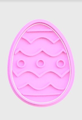 Easter Egg Cookie Cutter & Stamp