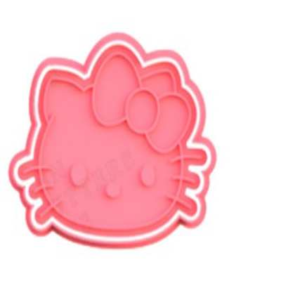 Hello Kitty Cookie Cutter & Stamp
