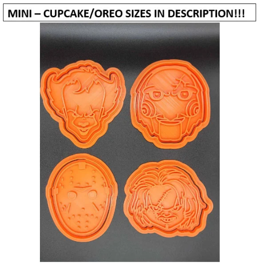 Horror Movie Mask Cookie Cutter & Stamp