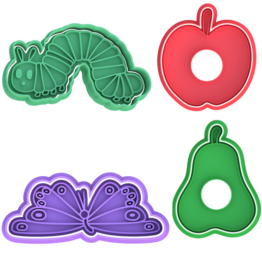 The Very Hungry Caterpillar Cookie Cutter & Stamp