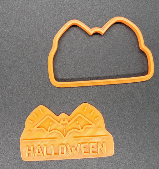 Happy Halloween Cookie Cutter & Stamp
